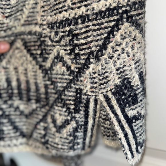 Ethereal Anthropologie Cardigan Sweater Geometric Cozy L - Picture 4 of 8